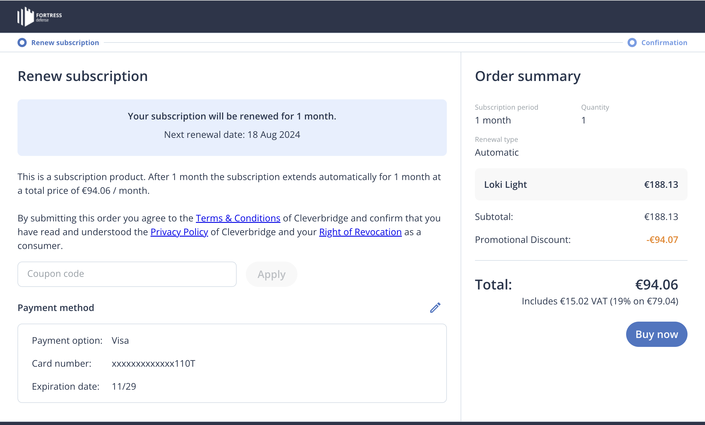 Cancellation Flow: Option 1.2