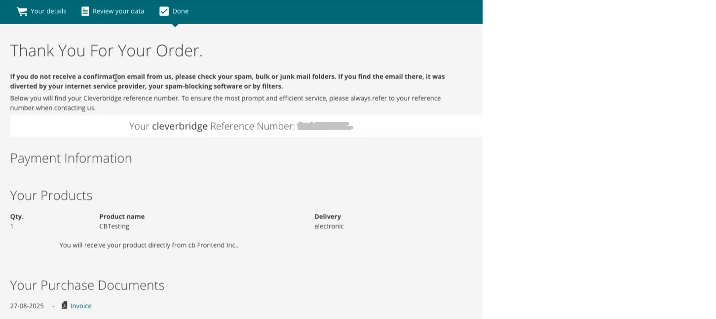 NB Single Purchase Paid