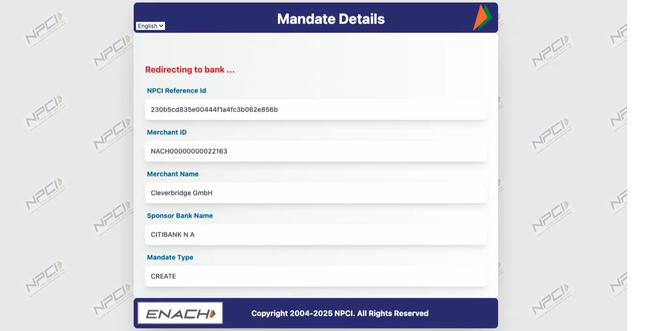 NB Subscription NPCI