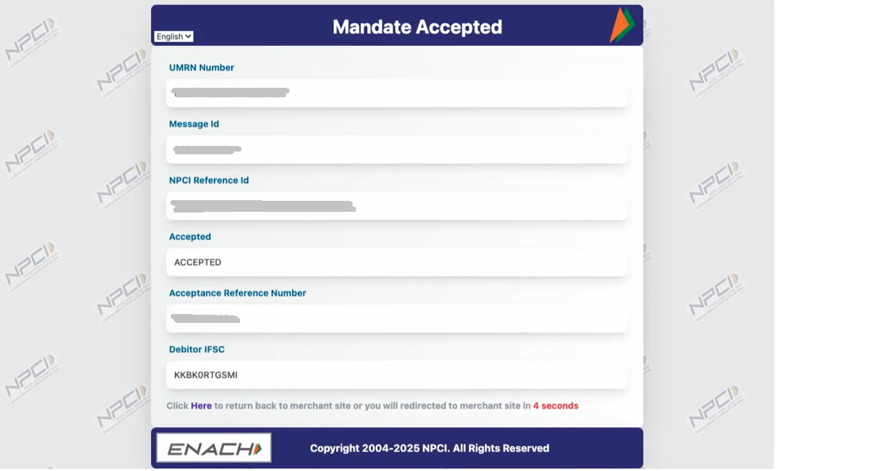 NB Subscription NPCI Approved
