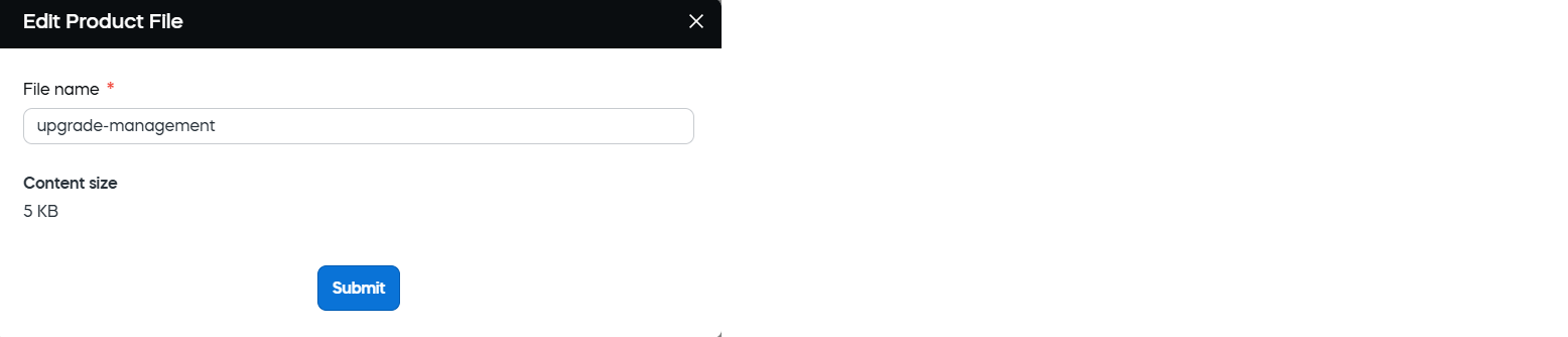 Edit Product File