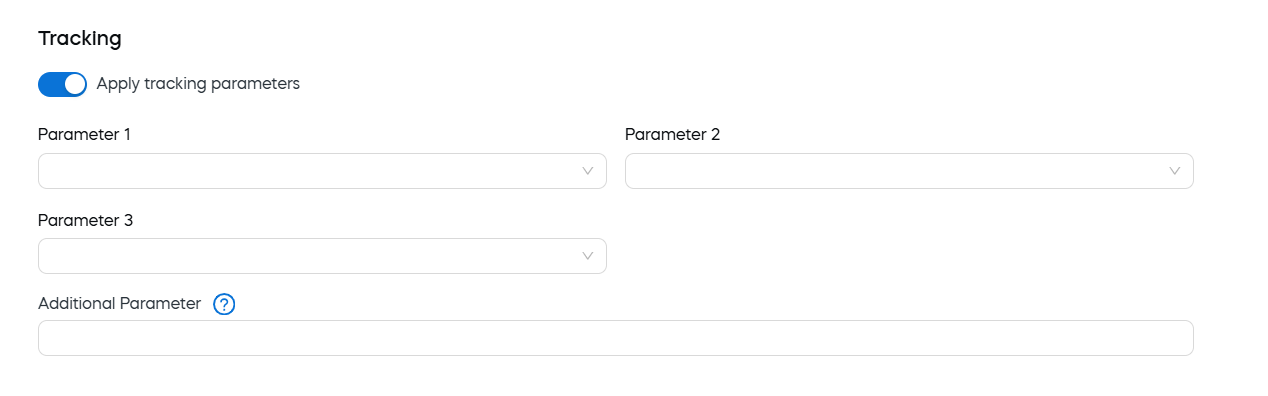 Tracking Parameters