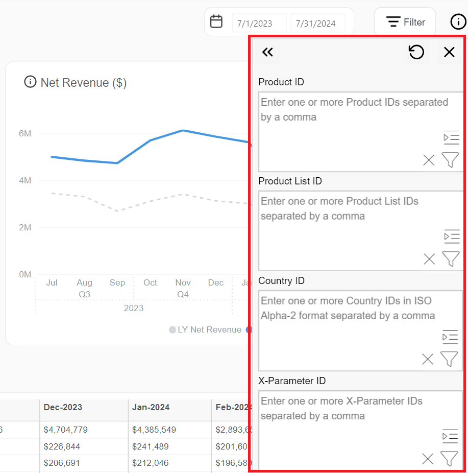 Subscriptions - Filters 2