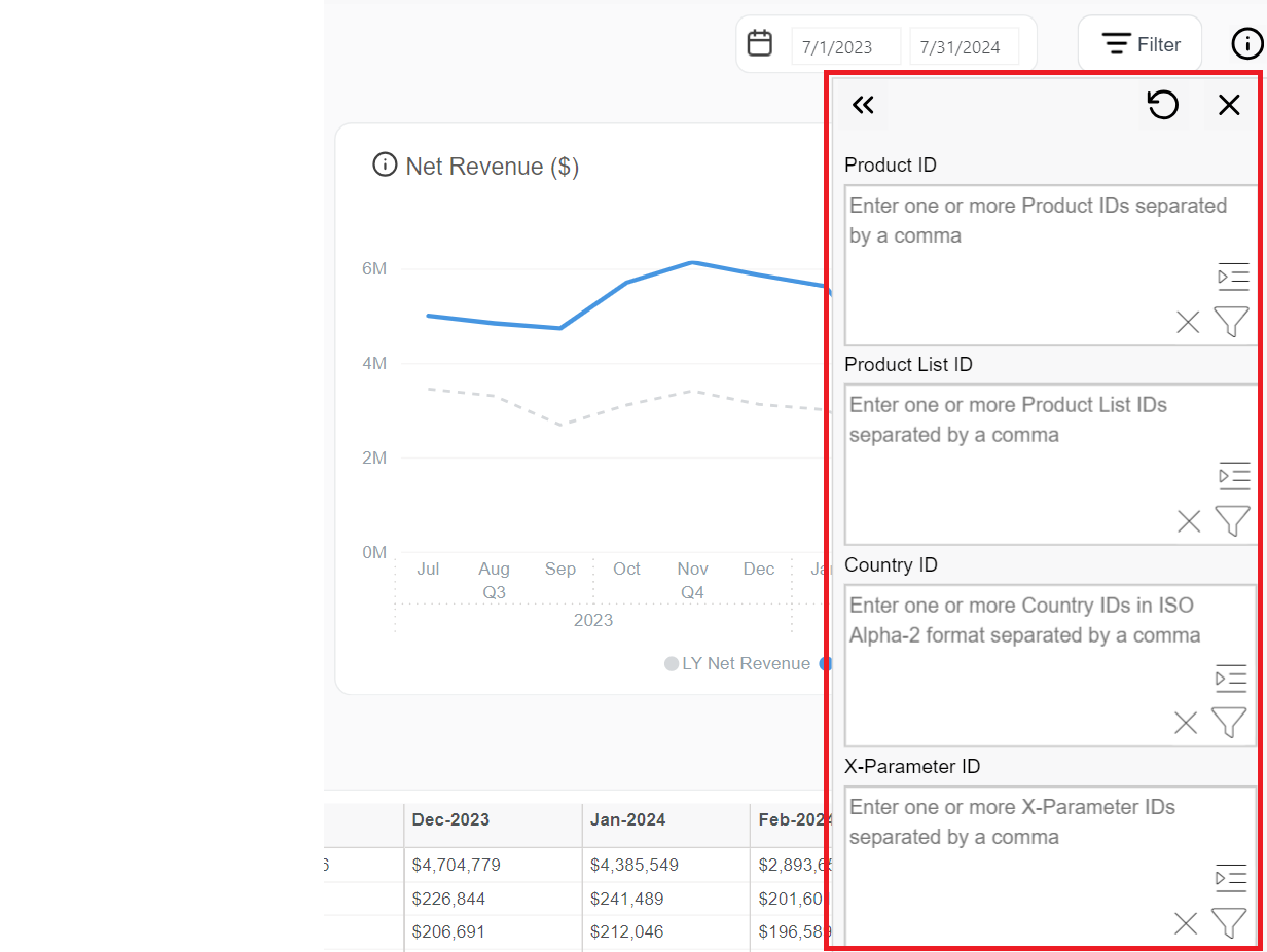 Subscriptions - Filters 2