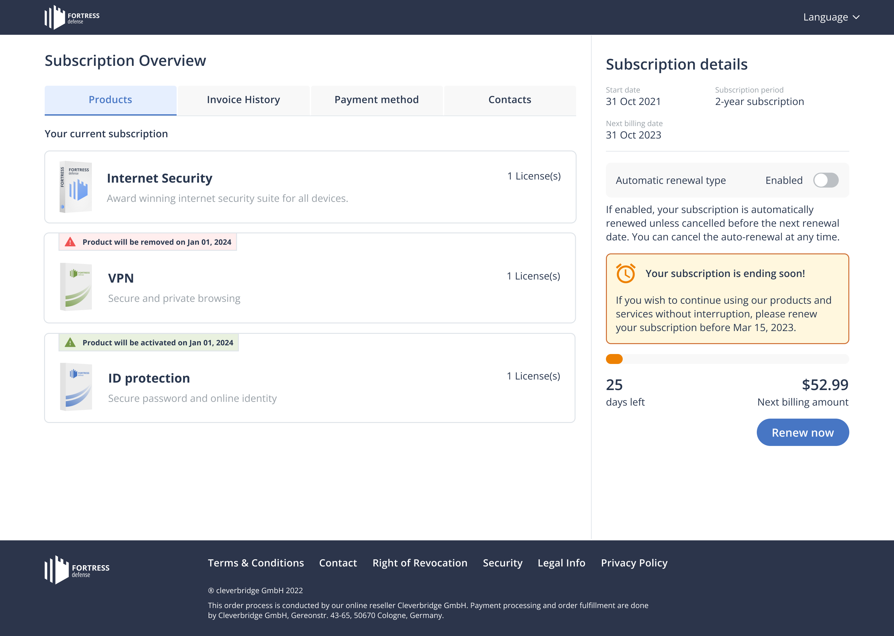 Sub Mgmt Portal Overview