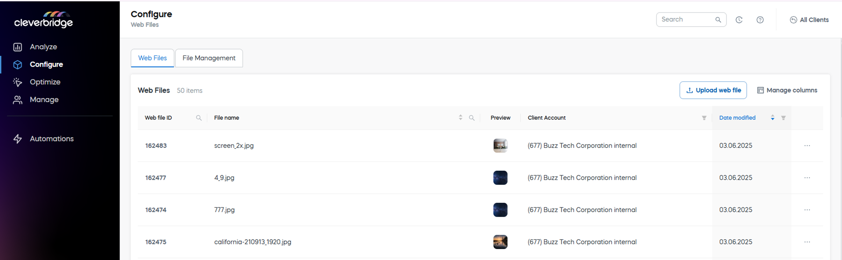 SCM Navigation to Web Files