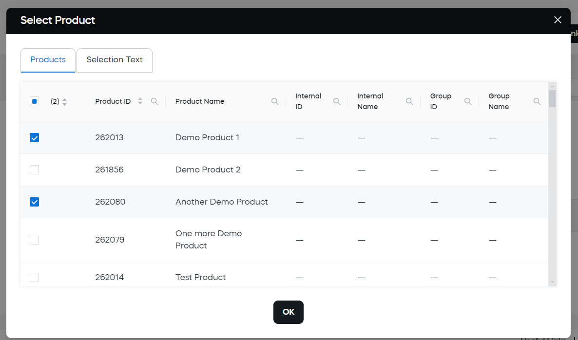 Link generator products 3