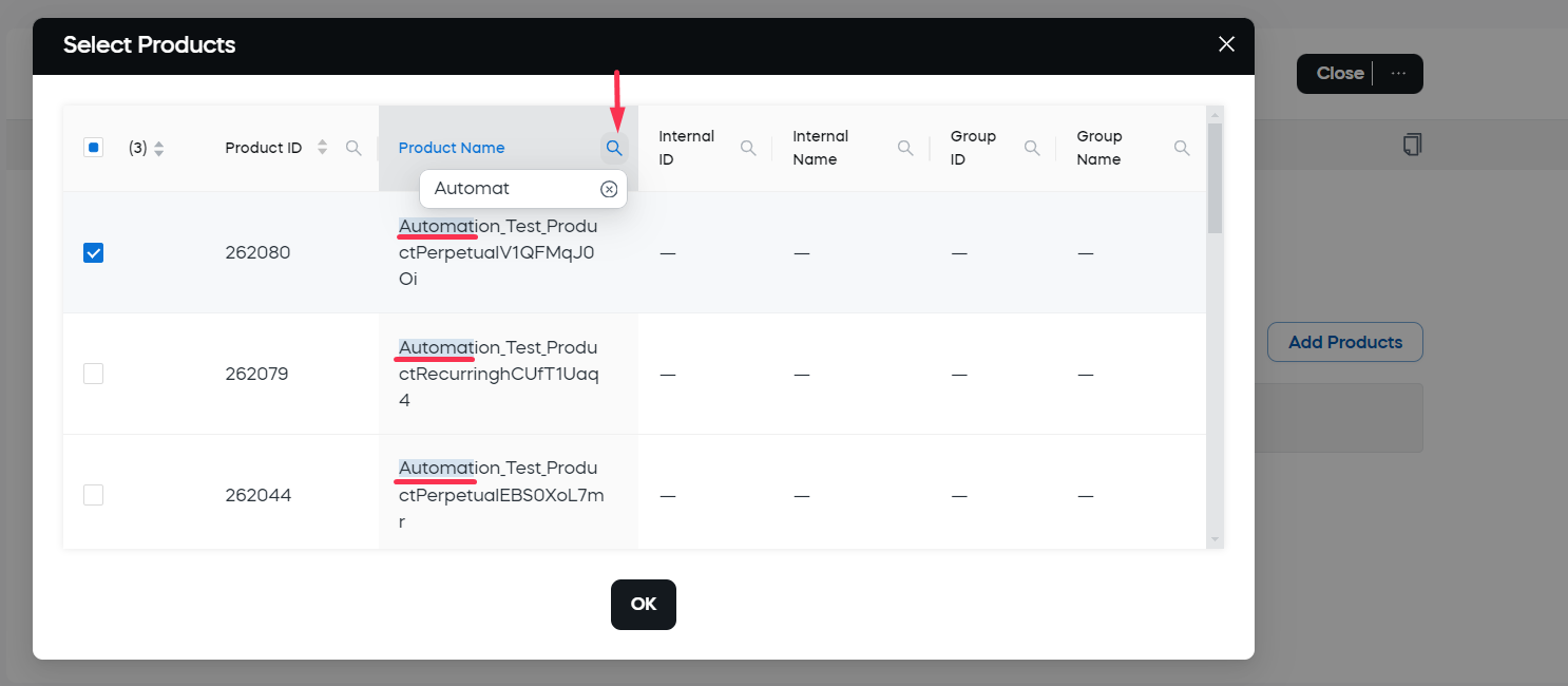 [Link generator products grid]