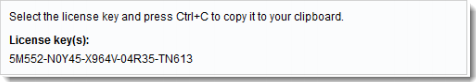 copy license key js disabled