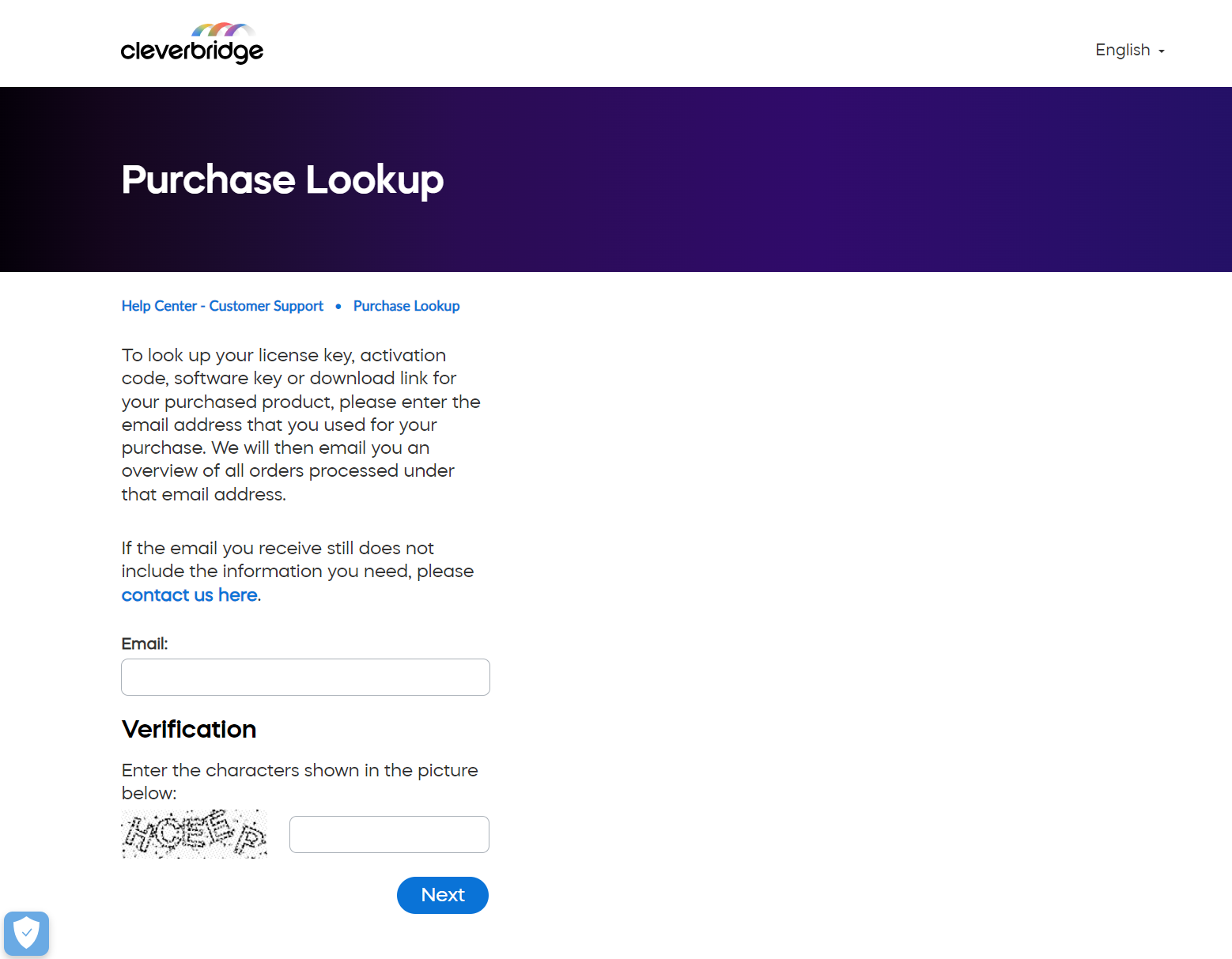 Purchase Lookup